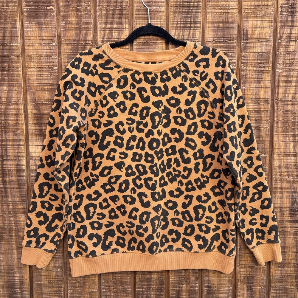 DIP Leopard Crew Neck Sweater